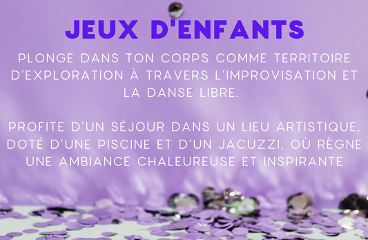Jeux d'enfants: Impro & Danse libre - Du 16 au 18/10/26