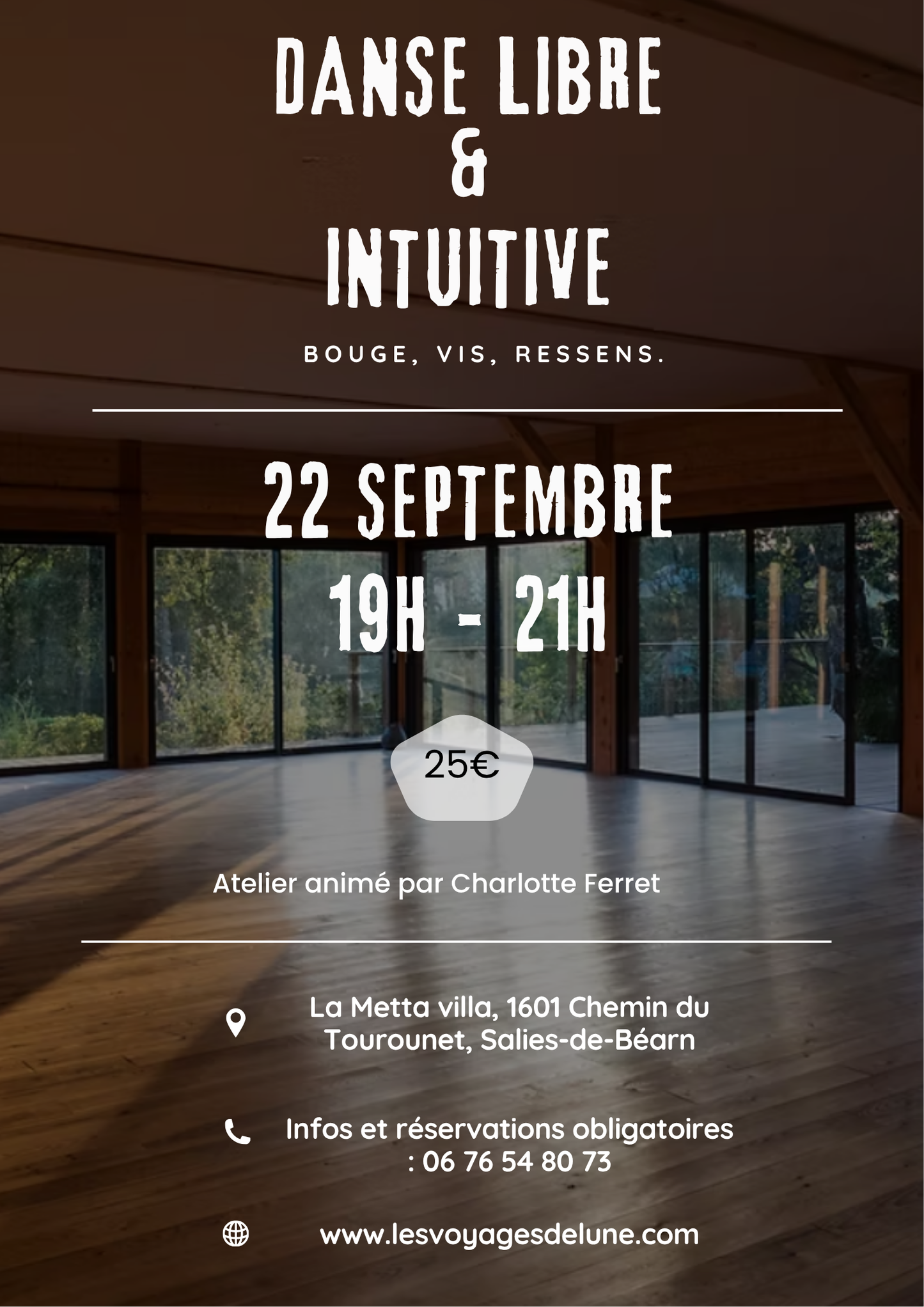 Atelier danse intuitive à Salies de Béarn